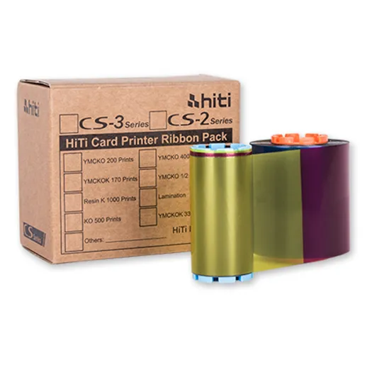 HITI YMCKO CS-400e Color Ribbon